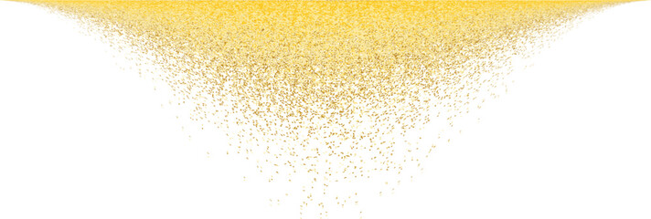 Glitter Texture . Gold Sparkles Background . Vector .