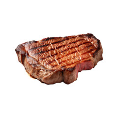 Delicious Grilled Meat Selection on White Background