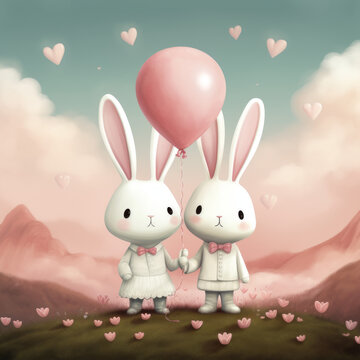 couple bunny
