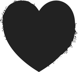 Spray heart element vector