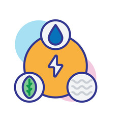 Sustainable Energy Illustration