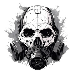 gas mask skull
