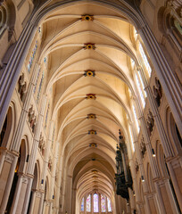 Fototapeta premium Cathedral of Our Lady of Chartres; France - gothic style landmark