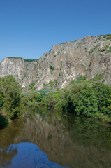 Rotenfels Rock at River Nahe,Rhineland-Palatinate,Germany