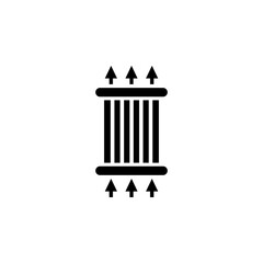 vector air filter symbols