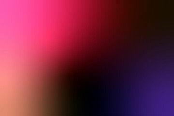 Background abstract simple bright with complex gradient pink purple orange brown colors for rectangular banner
