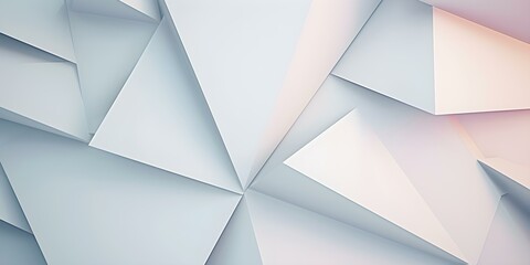 Abstract Geometric Shapes Creating Dynamic Visual Effects