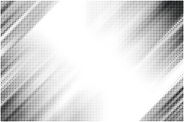 Halftone background vector, abstract backdrop design with two tone pattern and copy space for edit your content	