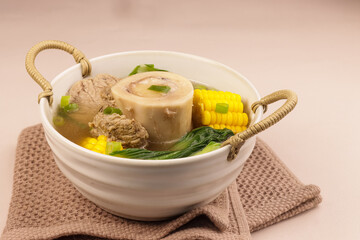 Beef Bulalo is a Filipino Beef Shank Soup in Clear Broth.