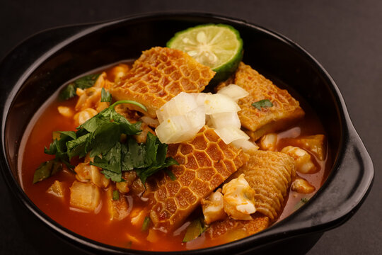 Menudo or Pancita is made of Beef Tripe that's been Simmered for Hours to Develop a Rich and Satisfying Broth.