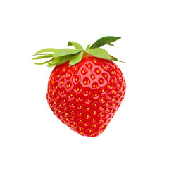 Fresh strawberry isolated on white background
