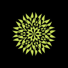 Abstract flower vector