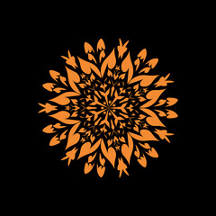Abstract flower vector
