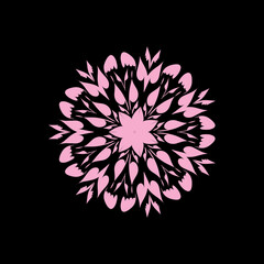Abstract flower illustration