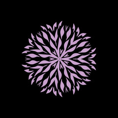 Abstract flower illustration