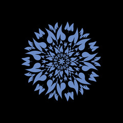 Abstract flower illustration