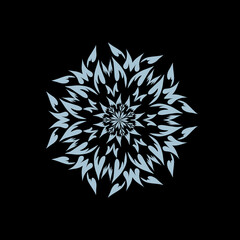 Abstract flower illustration