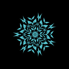 Abstract flower illustration