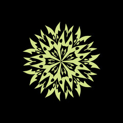 Abstract flower illustration