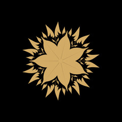 Abstract flower illustration