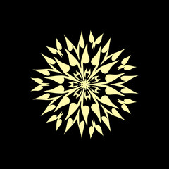 Abstract flower illustration