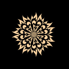 Abstract flower illustration