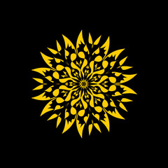 Abstract flower illustration