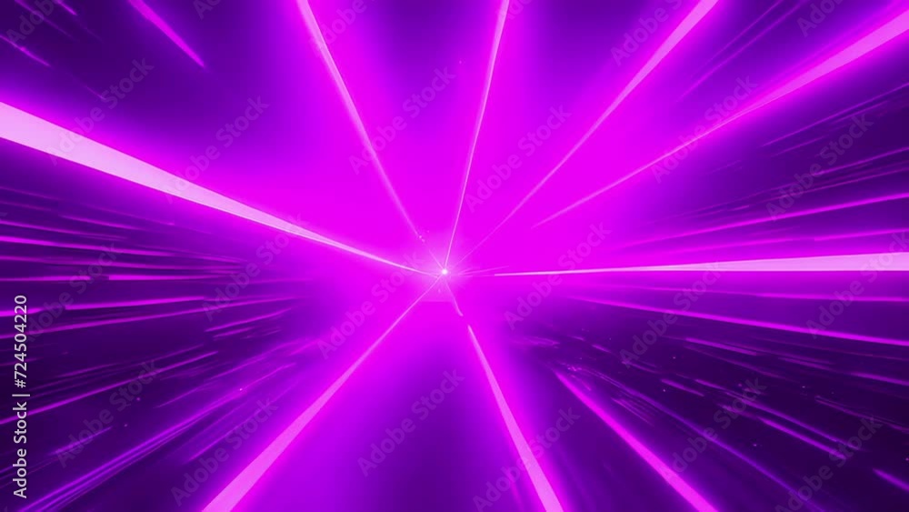 Poster a matrix of neon purple beams intersecting and forming a gridlike structure that feels like a throwb