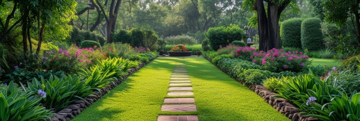 Beautiful photo of a Summer Garden for background