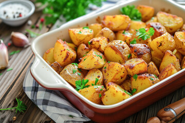 Savory roasted potatoes dish