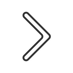 Obraz premium right arrow icon isolated on a white background.