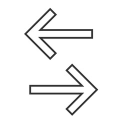 arrows on white background vector