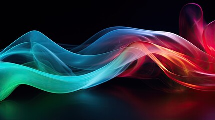 abstract red, green, blue smoke background with RGB color for PPT and Wallpaper 
