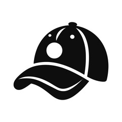 Fototapeta premium Ball cap icon, Baseball cap icon