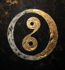 yin yang symbol, generative ai