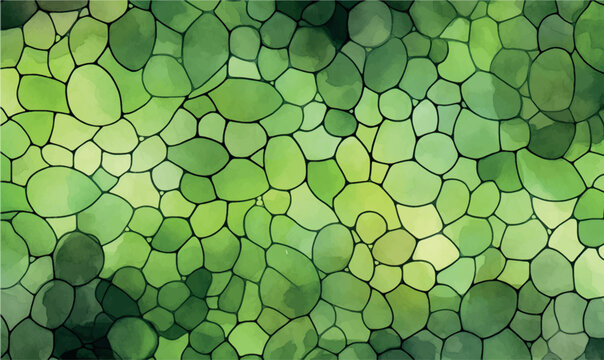 abstract watercolor green glass background
