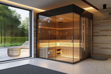 Home Sauna, convenience and accessibility of integrating a sauna into a home setting.