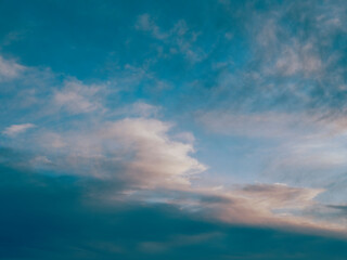 colorful sunset clouds
