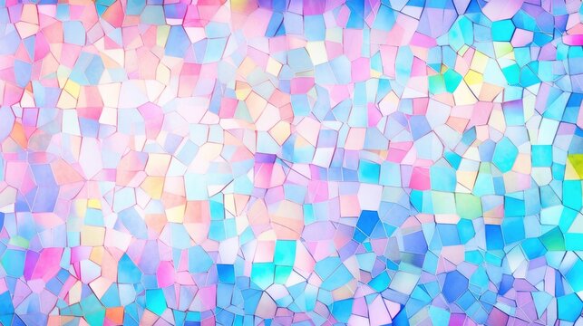 abstract background with squares mosaic tile, ai