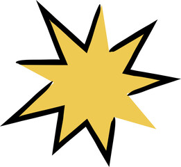 Obraz premium Cute sparkle element vector