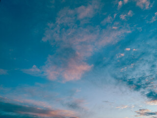 Obraz premium colorful sunset clouds