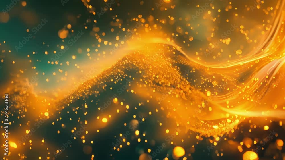 Poster in this artistic depiction of music particles swirl and collide composing a unique and captivating v