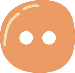 Fototapeta premium Hand drawn Button