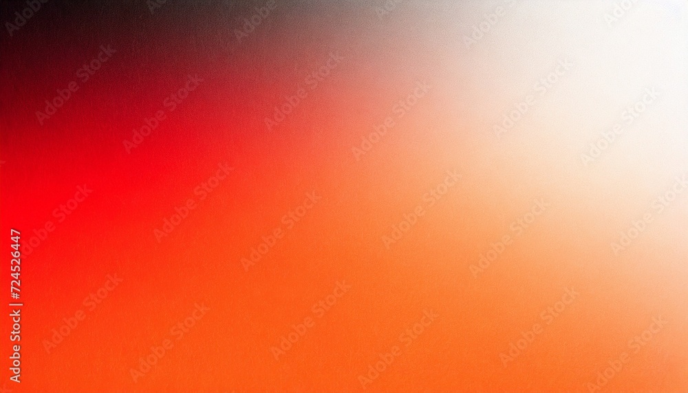 Sticker red orange white black grainy gradient background abstract banner poster backdrop design glowing noise texture effect