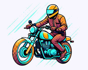 Obraz premium vintage motor caffe racer