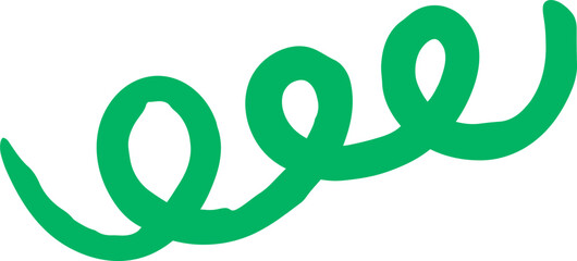 Hand drawn funky organic shape element vector