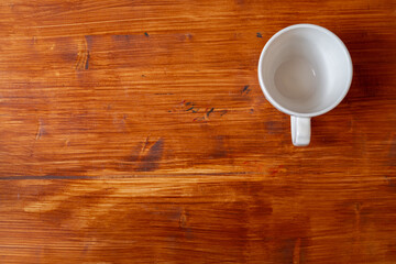 Fototapeta na wymiar テーブルの上のコーヒーカップ