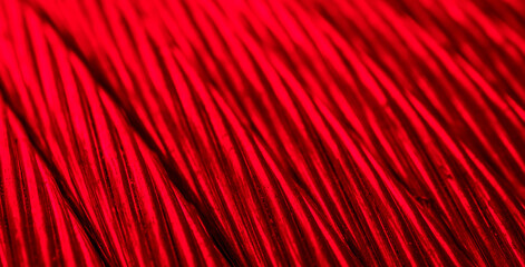 red copper wires with visible details. background or texture