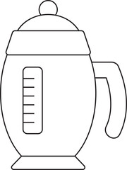 Kettle Thin Line Icon
