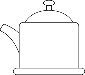 Kettle Thin Line Icon
